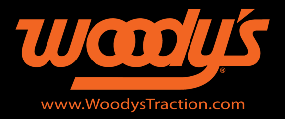 Orange Wood's Traction Logo with Black Background