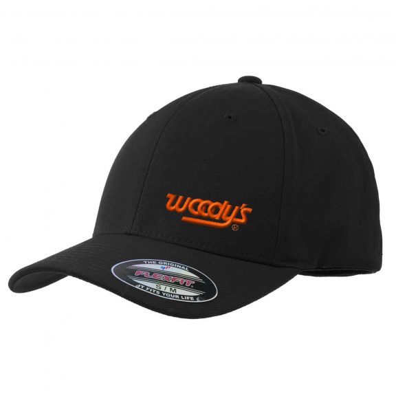 Woody's Black Flex Fit Cap