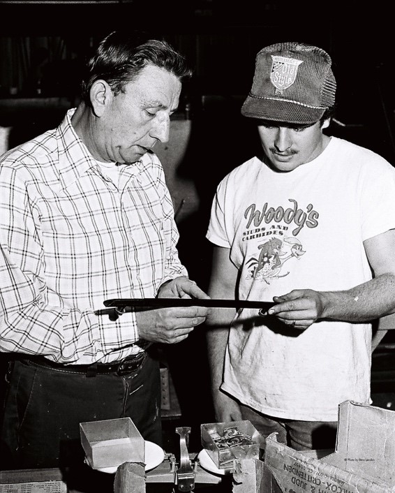 Robert and Mark Musselman Holding a Runner