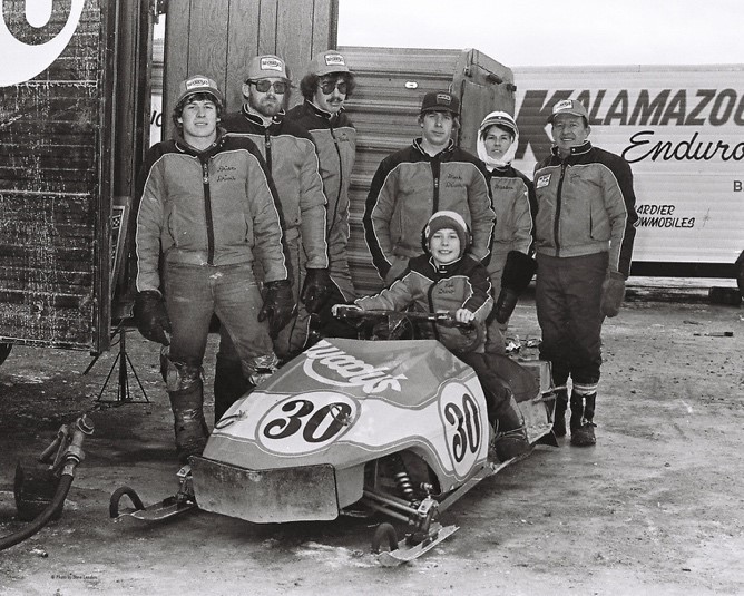 Woody's Team Surrounding a Sled