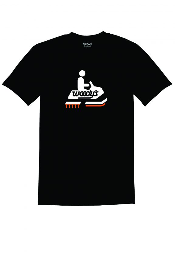 Woody's Rider Black Tee