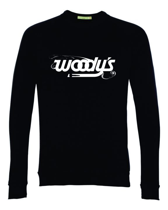 Woody's Women's Black Swoop Shirt