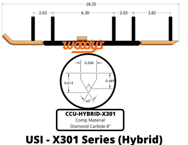 Woody's Template drawing of CCU-X301