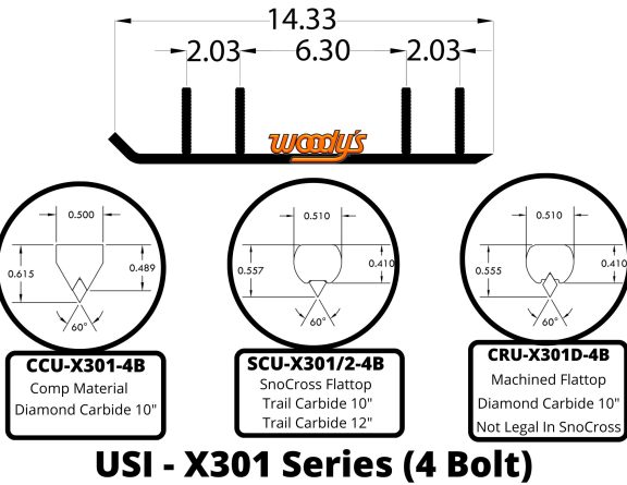 X301 4-BOLT